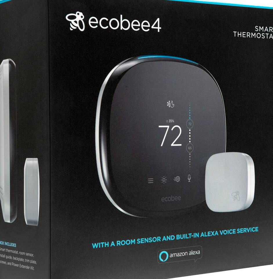 Best Buy: termostato Wi-Fi ecobee ecobee4 con sensor de habitación y ...